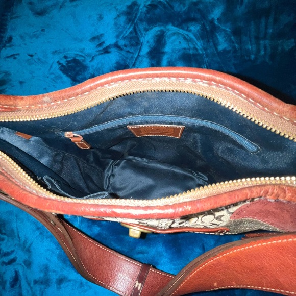 Coach Vintage Bleecker Patchwork Suede Leather Hobo Handbag & Matching Wallet - Picture 5 of 13